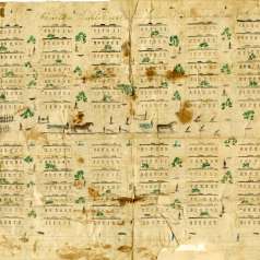 Drawing of Rock Island, Ill. Prison drawn by Confederate POWs